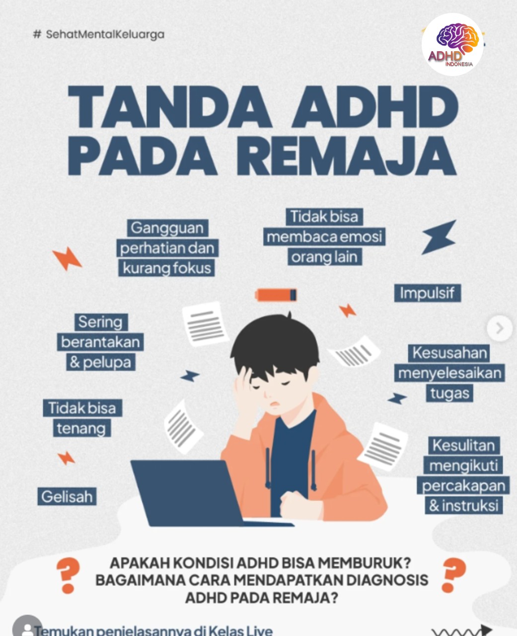 Screening ADHD Non-Diagnostik: Edukasi Awal bagi Orang Tua di Kota Salatiga